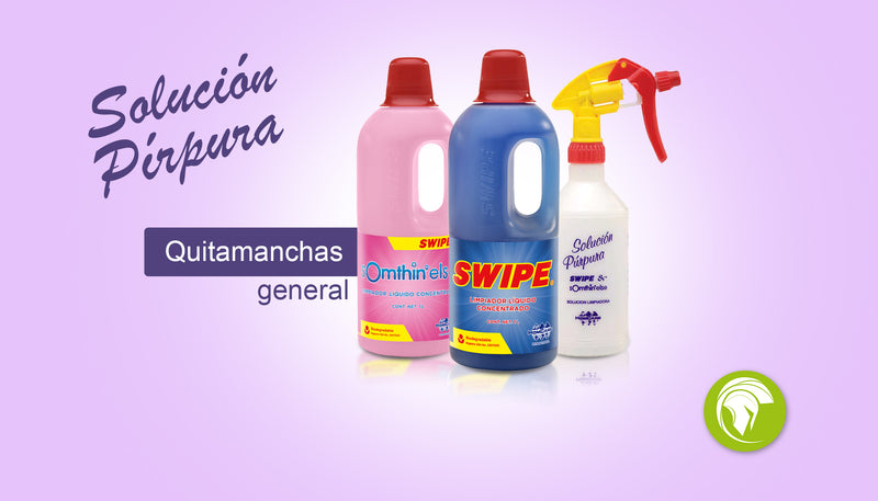 Quitamanchas general Solución Púrpura de SWIPE. Ecotropa