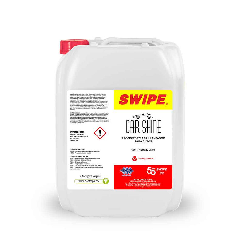 Porron Car Shine de SWIPE. Abrillantador y pulidor para automóviles. ECOTROPA