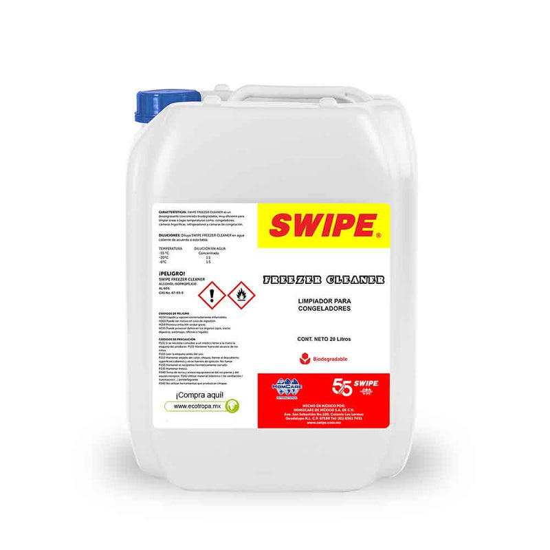 Limpiador para congeladores y bajas temperaturas. SWIPE® Freezer Cleaner. Porron 20L | Ecotropa