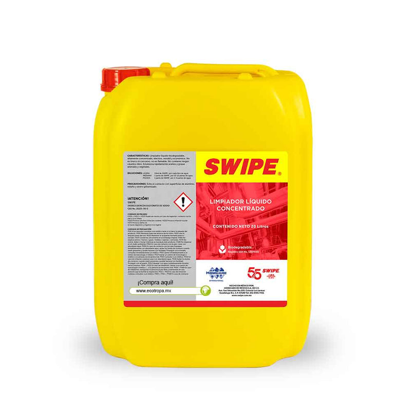 Desengrasante concentrado SWIPE® Porron 20L | Ecotropa