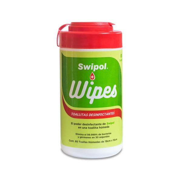 Toallita húmeda desinfectante SWIIPOL Wipes. Ecotropa