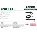 Especificaciones tecnicas de hidrolavadora Electrica. Lavor® Split 120 | Ecotropa
