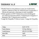 Especificaciones tecnicas para hidrolavadora de gasolina. Lavor®  Thermic 6.5L | Ecotropa