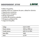 Especificaciones tecnicas para hidrolavadora de gasolina. Lavor® Independent 2700 | Ecotropa