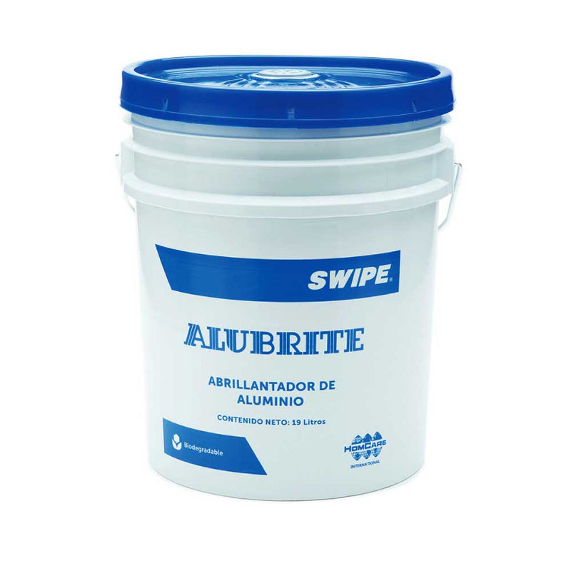 Limpiador y abrillantador de aluminio. SWIPE® Alubrite. Cubeta 19L | Ecotropa