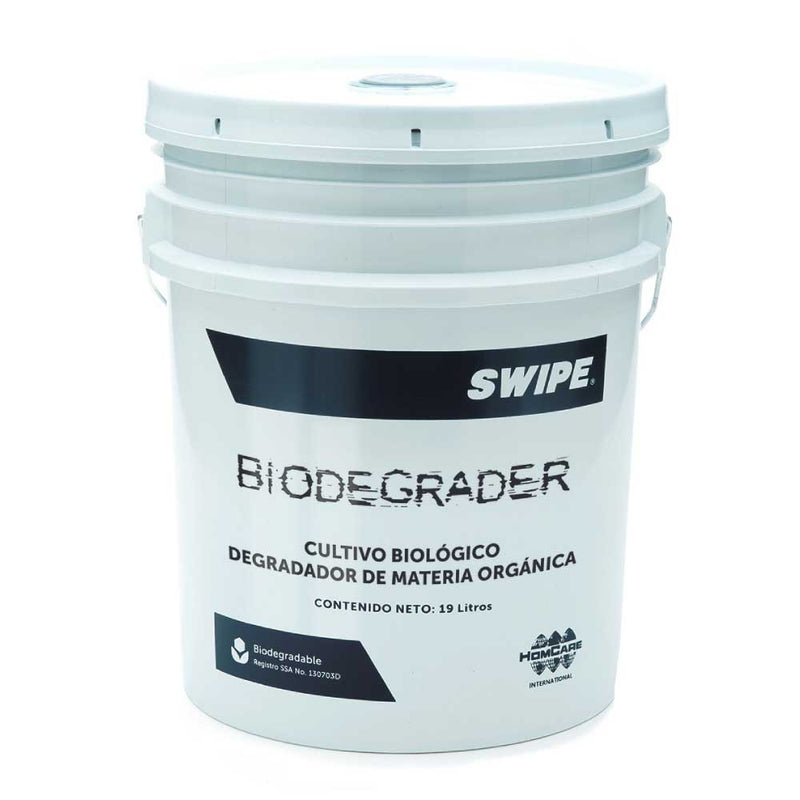 Bacteria degradadora de materia organica. SWIPE® Biodegrader. Cubeta 19L | Ecotropa