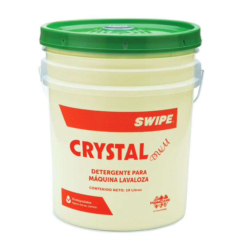 Detergente para maquina lavaloza. SWIPE® Crystal DWM. Cubeta 19L | Ecotropa 