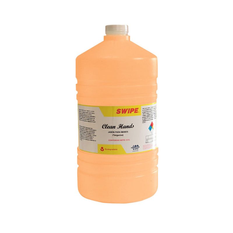 Jabon para manos. SWIPE® Clean Hands (Tangerine) Envase 3.5L | Ecotropa 