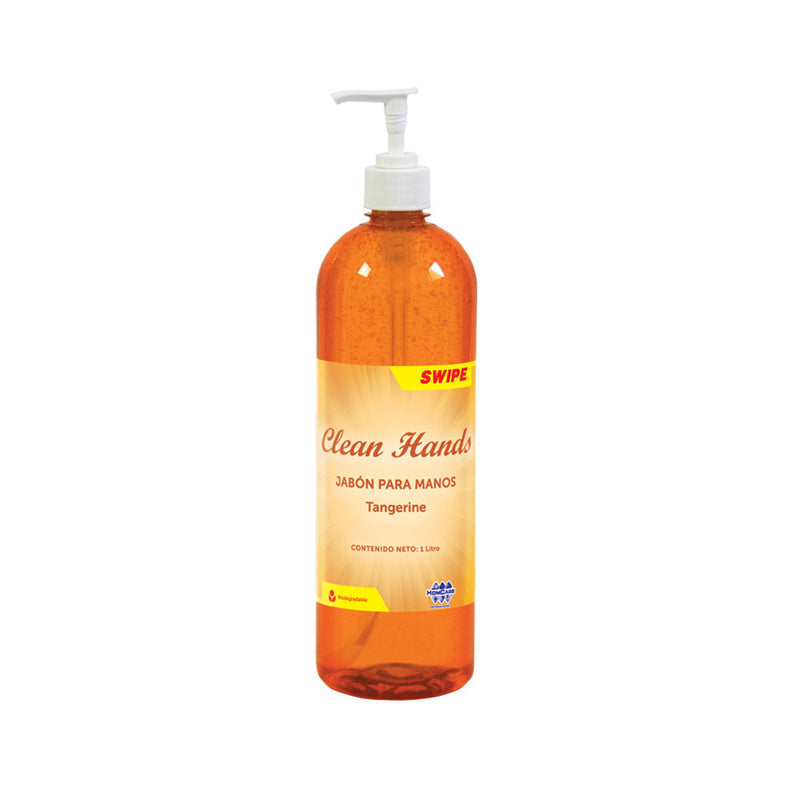 Jabon para manos. SWIPE® Clean Hands (Tangerine) 1L | Ecotropa 