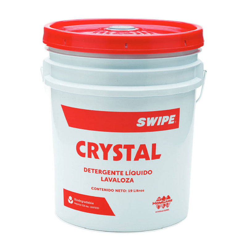 Detergente liquido lavaloza. SWIPE® Crystal Cubeta 19L | Ecotropa 