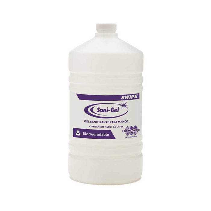 Gel sanitizante para manso Sani Gel Baby 3.5L de SWIPE. Ecotropa