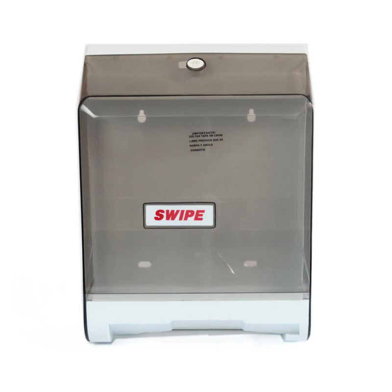 Despachador para papel toalla interdoblada para manos. SWIPE® (Humo) | Ecotropa