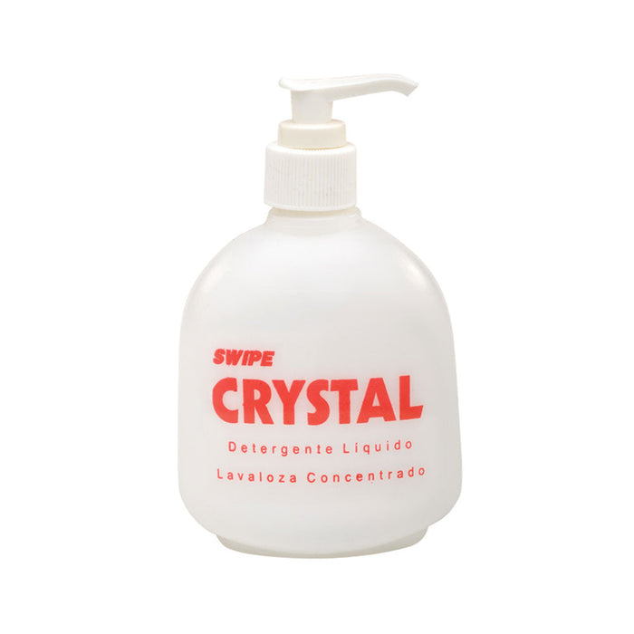 Dosificador de producto detergente lavatrastes Crystal de SWIPE. Ecotropa