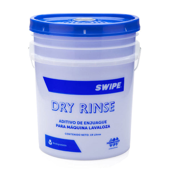 Aditivo de enjuage y acelerador de secado para maquina lavaloza. SWIPE® Dry Rinse Cubeta 19L | Ecotropa