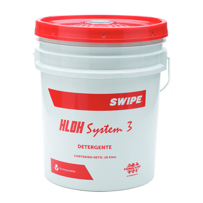 Detergente para ropa. SWIPE® HLDH System 3 (Detergente). Polvo. Cubeta 16 kg | Ecotropa