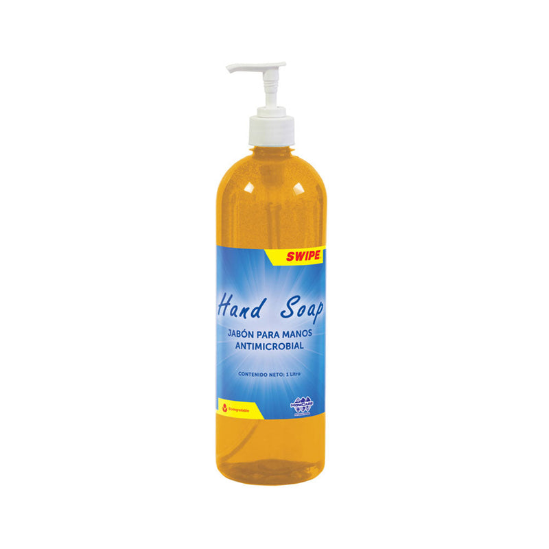 Jabon para manos antimicrobial. SWIPE® Hand Soap 1L (Almendras) | Ecotropa