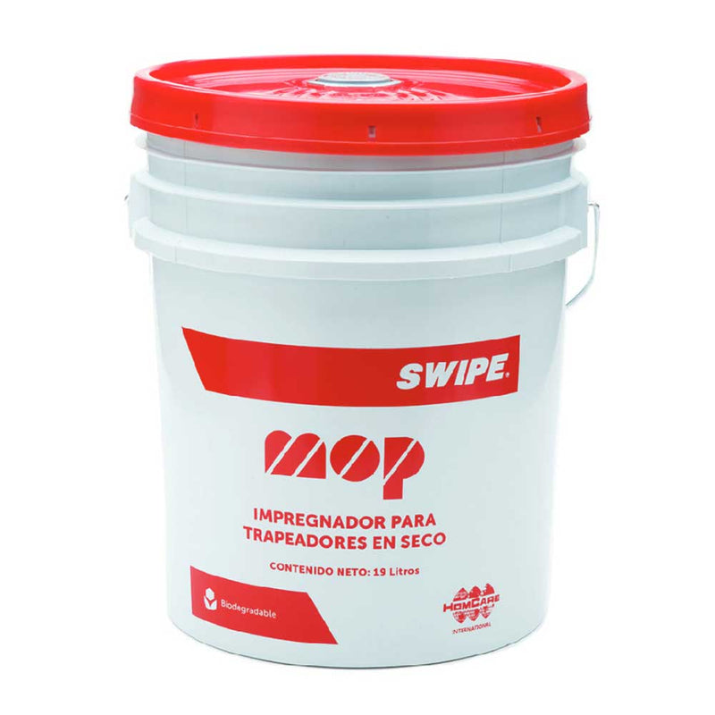 Aceite impregnador para trapeadores en seco. SWIPE® Mop Cubeta 19L | Ecotropa