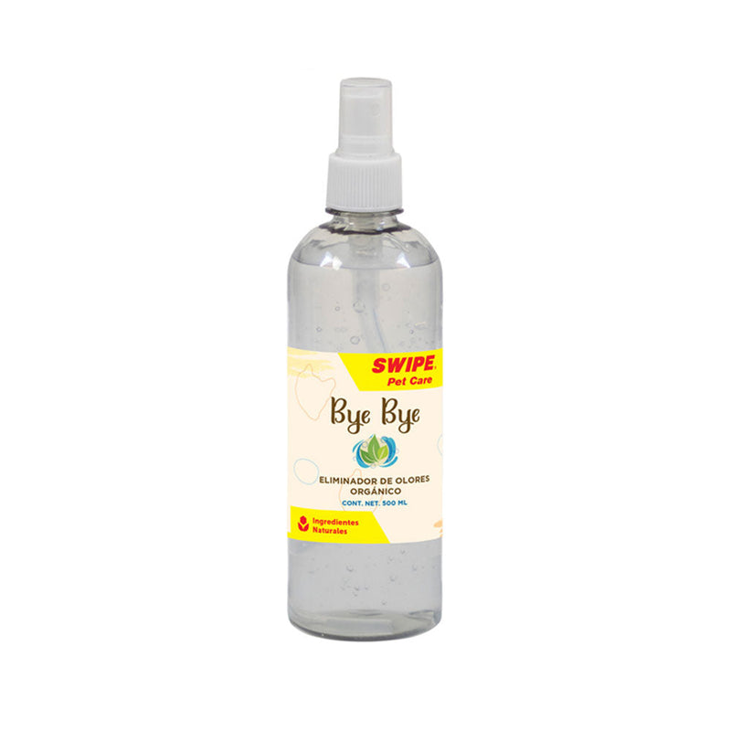 Eliminador de olores organico para mascotas. SWIPE® Pet Care Bye Bye 500 ml | Ecotropa