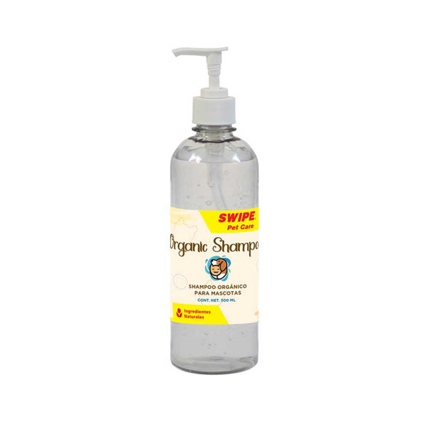 Shampoo organico para mascotas. SWIPE® Pet Care Organic Shampoo 500 ml | Ecotropa