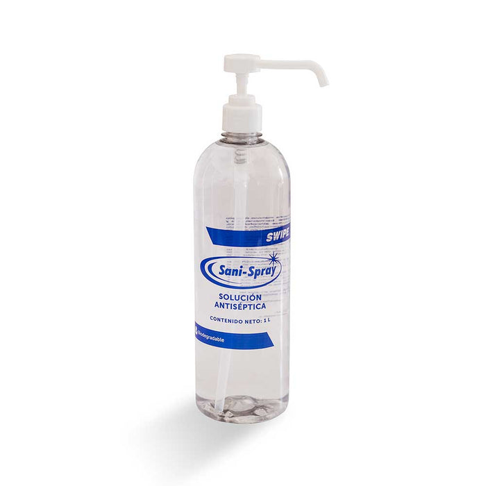 Sanitizante liquido Sani Spray de SWIPE. Ecotropa