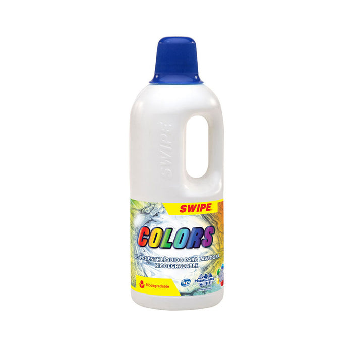 Detergente de alta eficiencia para ropa. Colors de SWIPE 1L. Ecotropa